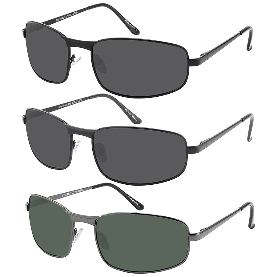 BIG & TALL RECTANGULAR MEN SUNGLASSES BG20044S-SD