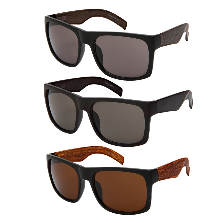 BIG & TALL SQUARE UNISEX BULK SUNGLASSES BG540987SWD-SD