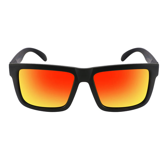 BIG AND TALL POLARIZED COLOR MIRROR SQUARE SUNGLASS WHOLESALE BG541129/PRV