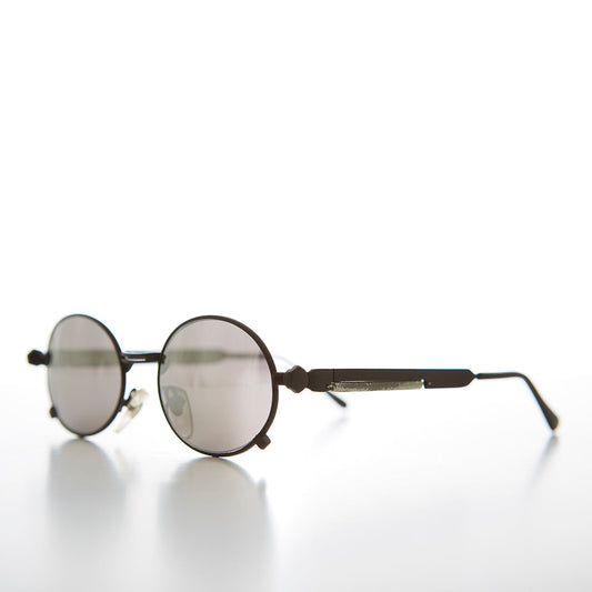 Metal Vintage Sunglass with Coil Temples - Corp