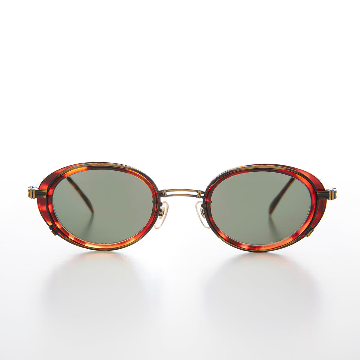 Cyber Goth Oval Vintage Sunglass - Fusion