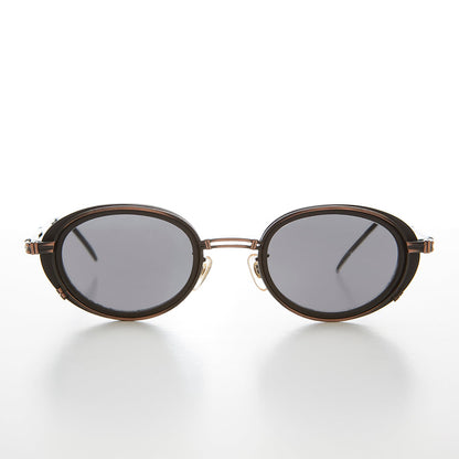 Cyber Goth Oval Vintage Sunglass - Fusion