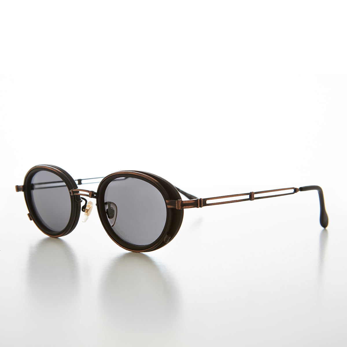 Cyber Goth Oval Vintage Sunglass - Fusion