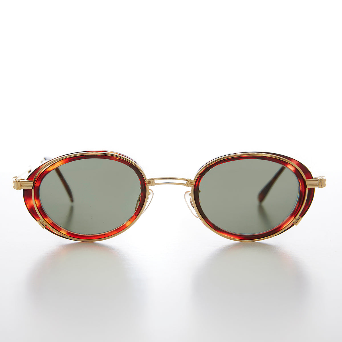 Cyber Goth Oval Vintage Sunglass - Fusion