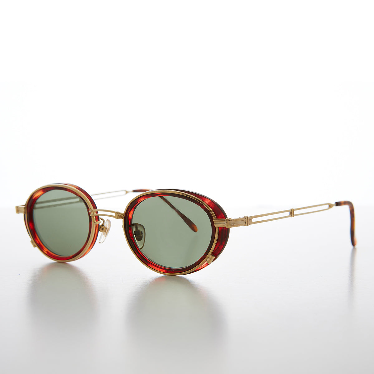 Cyber Goth Oval Vintage Sunglass - Fusion