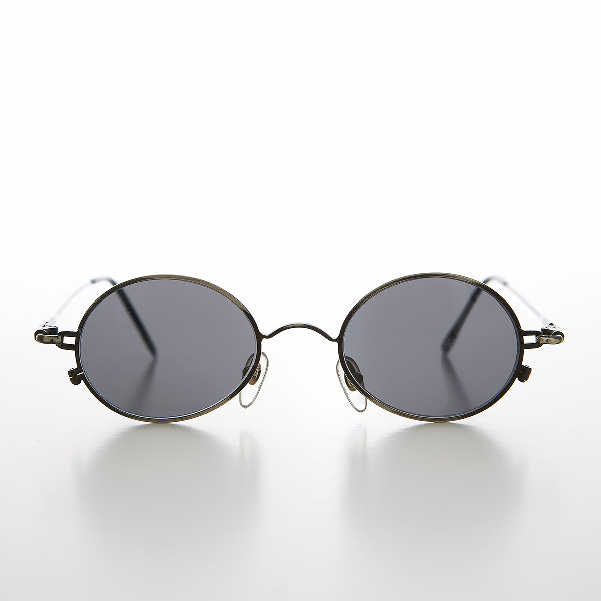 Oval Metal Spectacles 90s Vintage Sunglasses - Greco