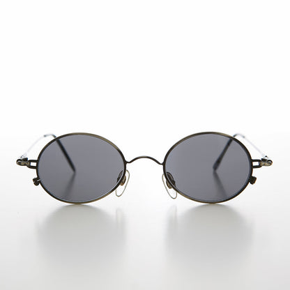Oval Metal Spectacles 90s Vintage Sunglasses - Greco