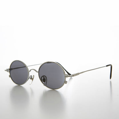 Oval Metal Spectacles 90s Vintage Sunglasses - Greco