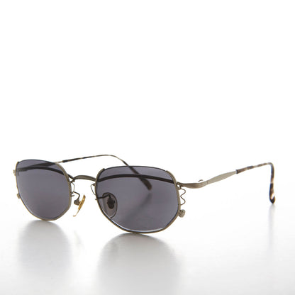 Semi-Rimless Cyber Core Vintage Sunglasses - Kaylen