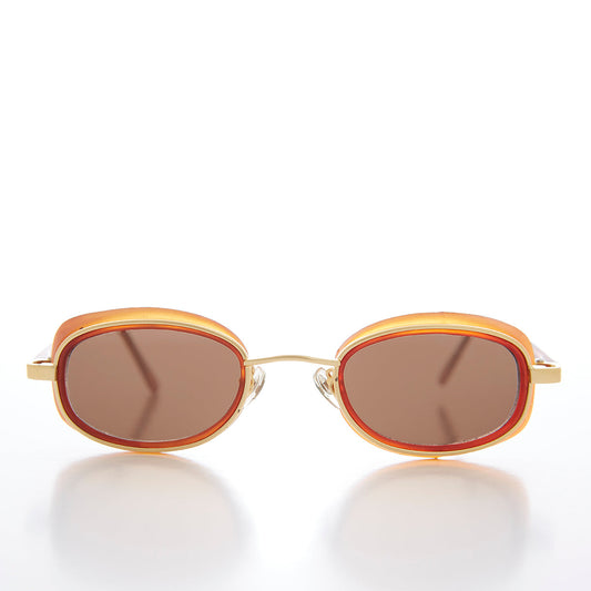 Small Goggle Side Shield 90s Vintage Sunglass - Mythic