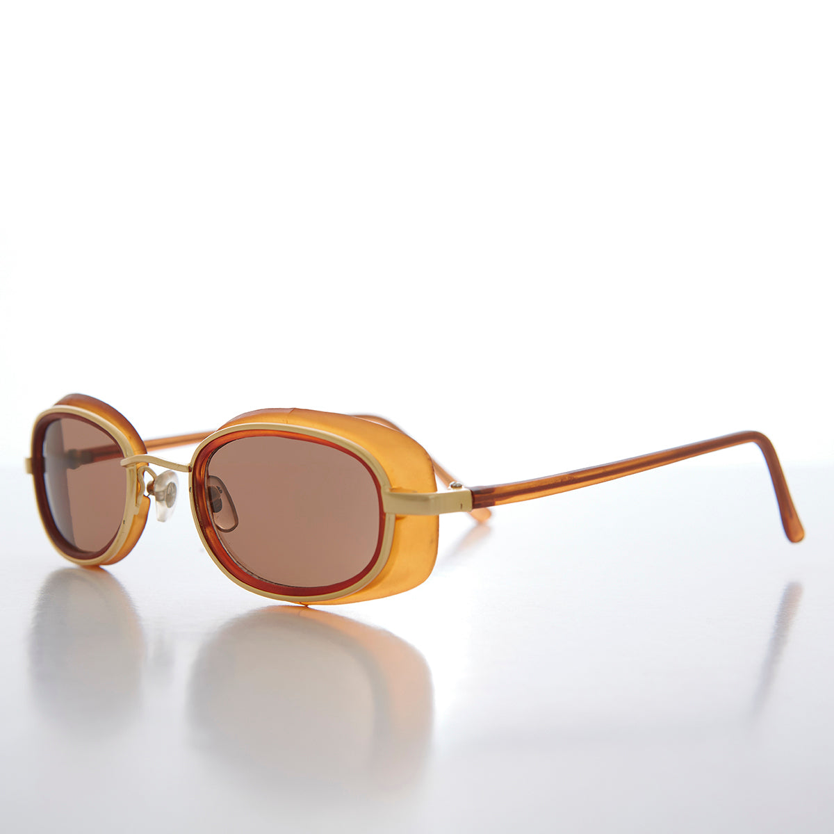 Small Goggle Side Shield 90s Vintage Sunglass - Mythic