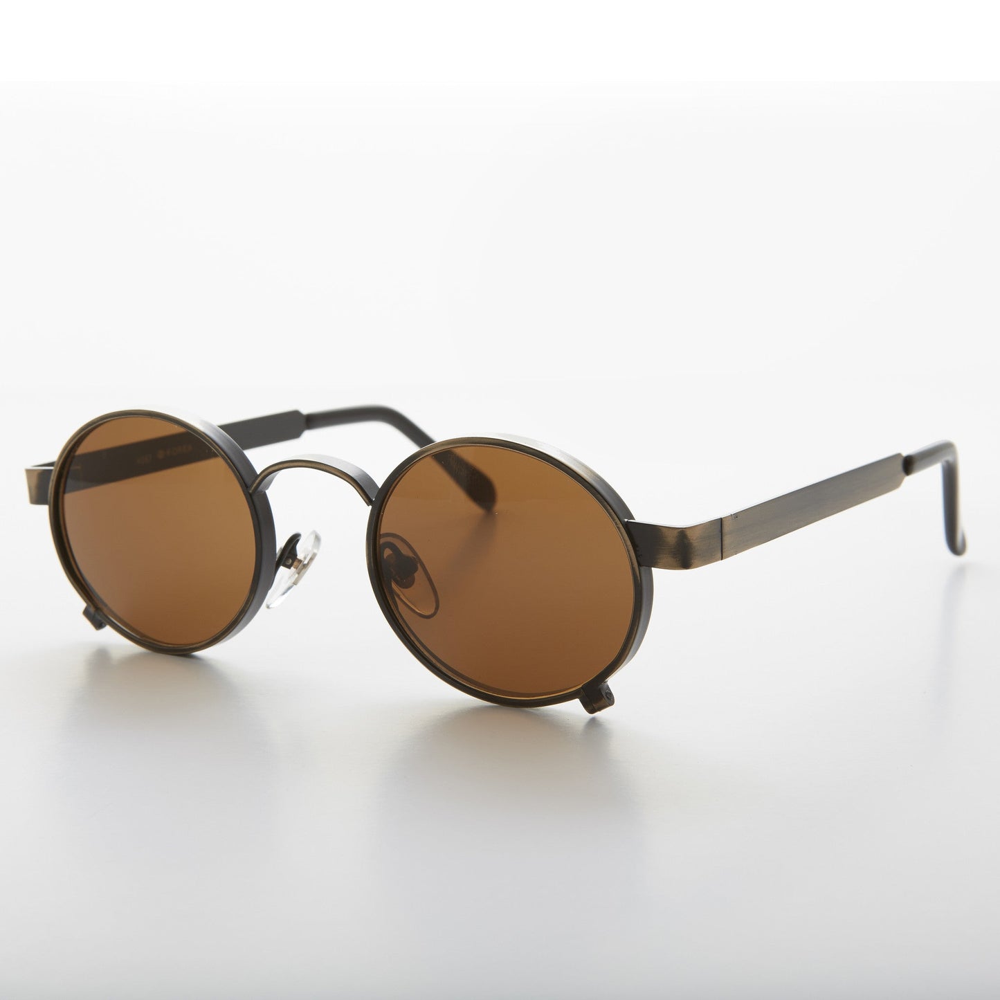 Round Steampunk Vintage Thick Rim Sunglass - Rankin