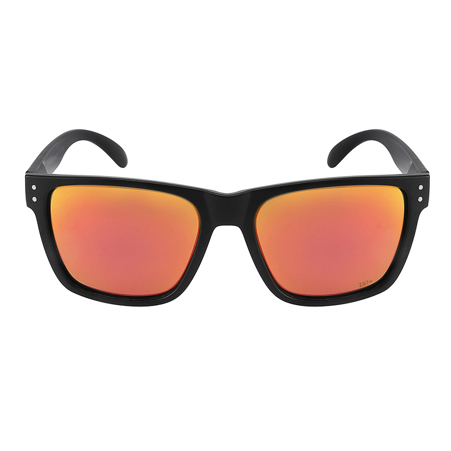 BIG AND TALL COLOR MIRROR SAFETY Z87+ SQUARE SUNGLASS WHOLESALE BG541128A/REV