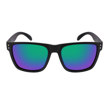 BIG AND TALL COLOR MIRROR SAFETY Z87+ SQUARE SUNGLASS WHOLESALE BG541128A/REV