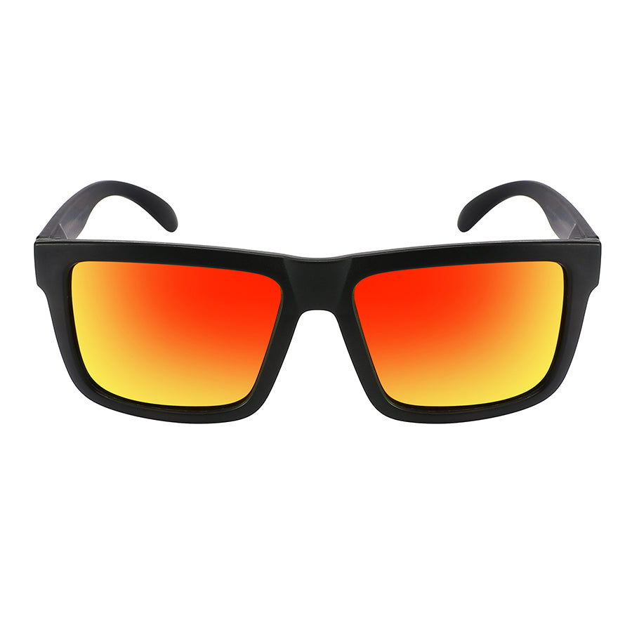 BIG AND TALL POLARIZED COLOR MIRROR SQUARE SUNGLASS WHOLESALE BG541129/PRV