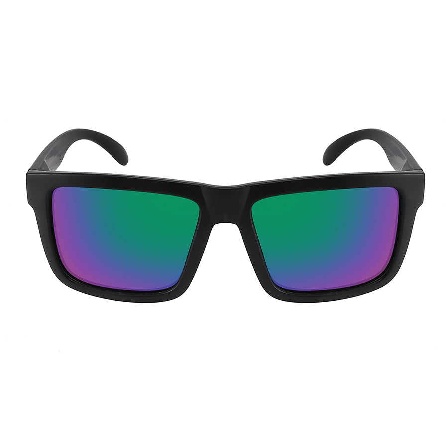 BIG AND TALL POLARIZED COLOR MIRROR SQUARE SUNGLASS WHOLESALE BG541129/PRV